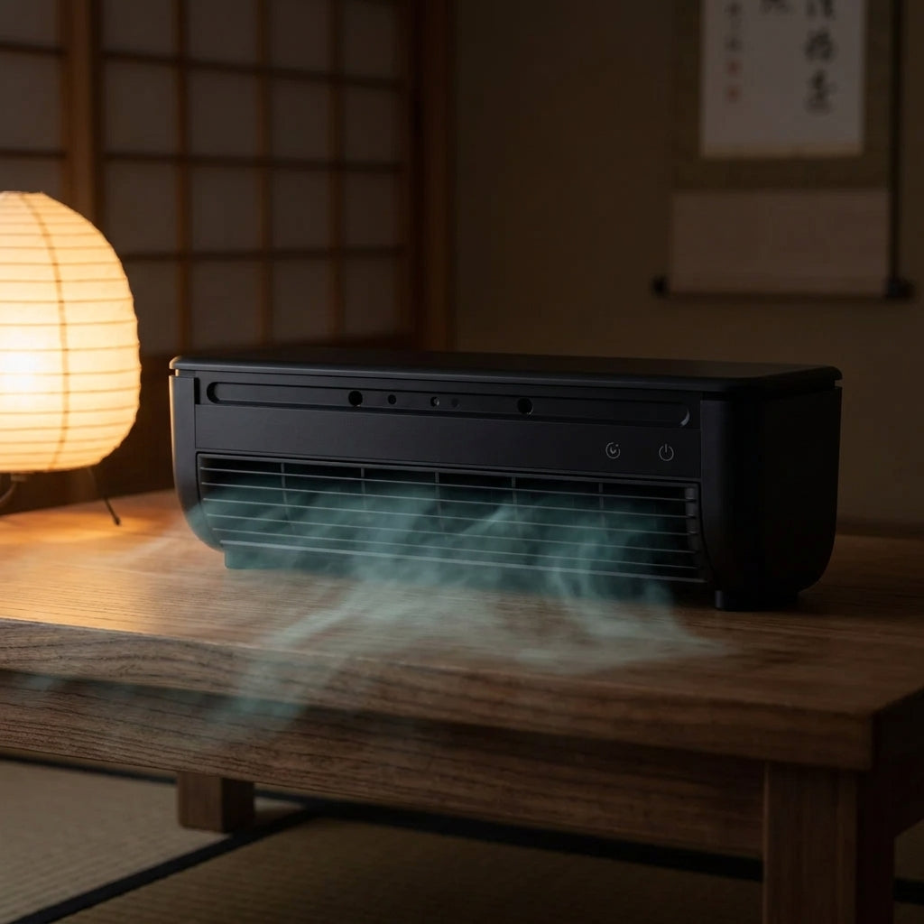 【Shitsuke Air】充電式ポータブル冷風機｜工事不要・氷霧三層冷却